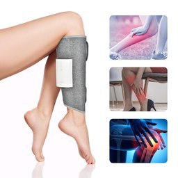 Pneumatic foot massager with air cushion, massage, vibration and heating.